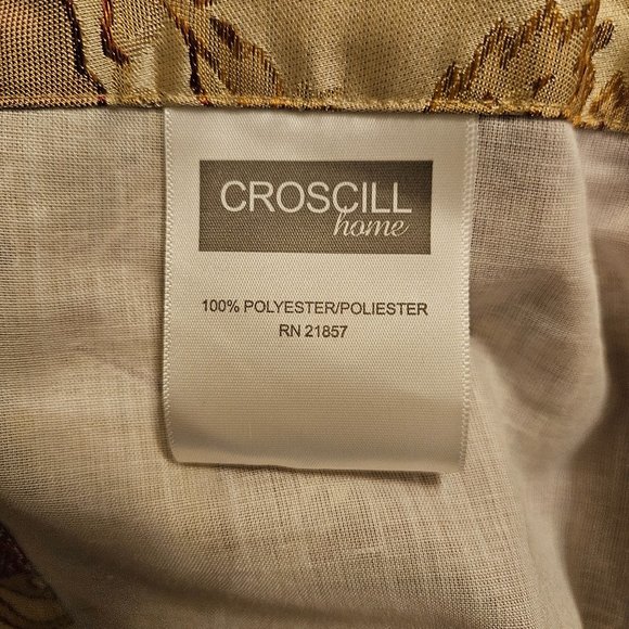 RARE CROSCILL OLIMPIA FLORAL FLOWER 110"x17" PRIMA VALANCE WINDOW TREATMENT - Picture 12 of 14